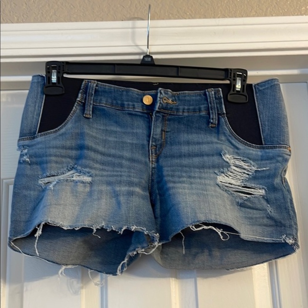 Isabel Maternity Stylish Blue Denim Women's Shorts size 8/29